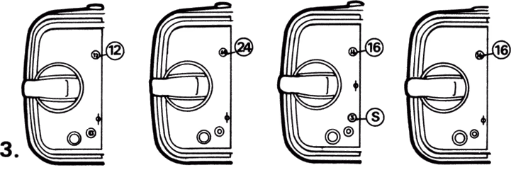 rollfilm magazines are engraved